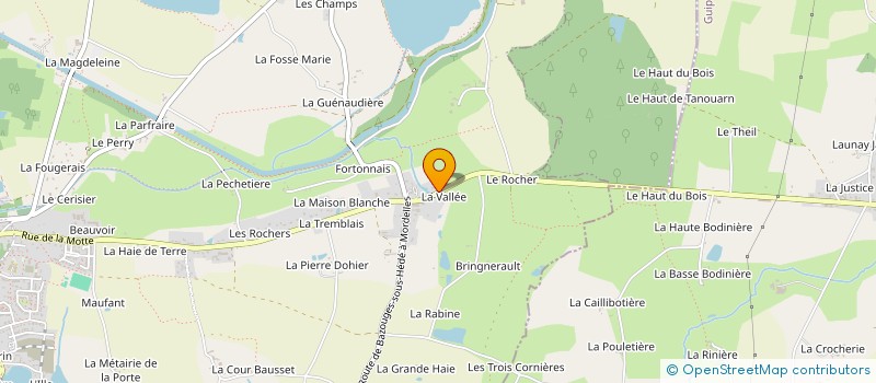 localisation de l'entreprise CABAXA  LANGOUET