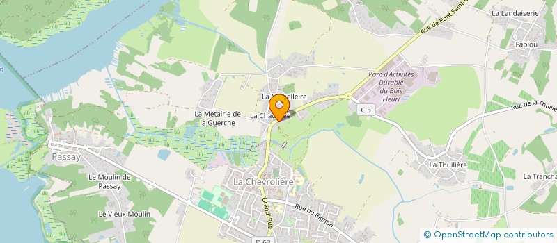 localisation de l'entreprise CABAZO  LA CHEVROLIERE