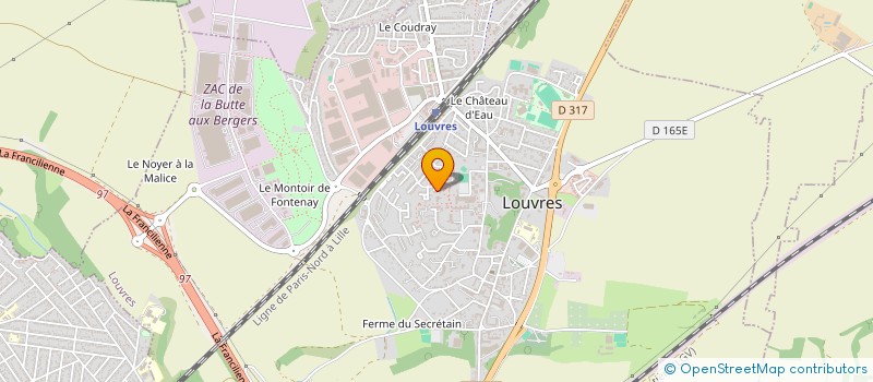 localisation de l'entreprise CABCLUB PARIS  LOUVRES