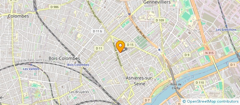 localisation de l'entreprise CABCO à ASNIERES-SUR-SEINE