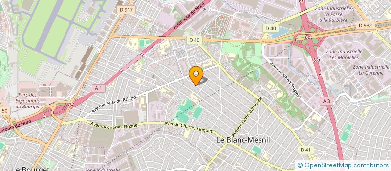 localisation de l'entreprise CABCONSULT à LE BLANC-MESNIL