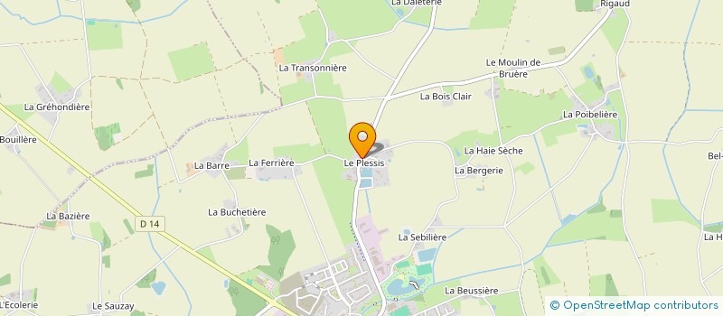 localisation de l'entreprise CABDEL à MESANGER