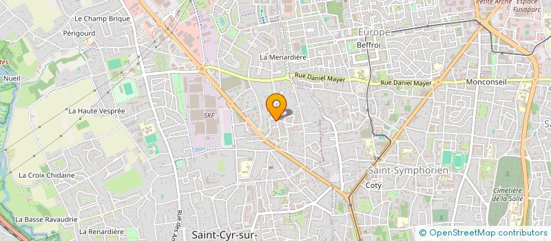 localisation de l'entreprise CABDENT'R  SAINT-CYR-SUR-LOIRE