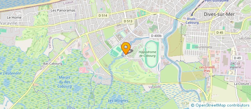 localisation de l'entreprise CABDIS  CABOURG