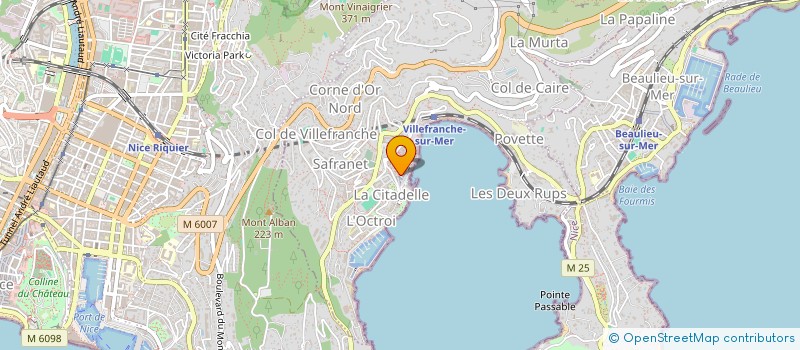 localisation de l'entreprise CABE à VILLEFRANCHE-SUR-MER