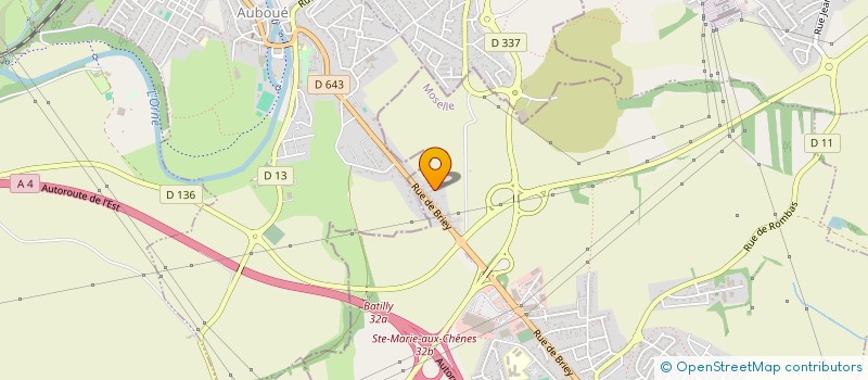 localisation de l'entreprise CABE  SAINTE-MARIE-AUX-CHENES