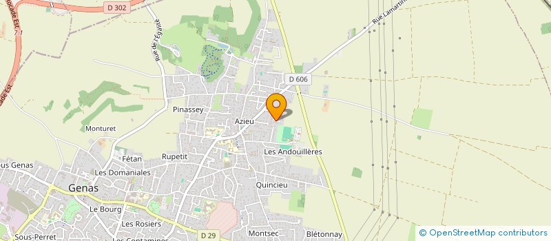 localisation de l'entreprise CABE BARBER  GENAS