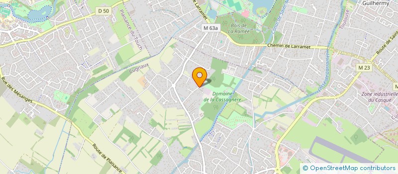 localisation de l'entreprise CABE-SAIL & CO  CUGNAUX