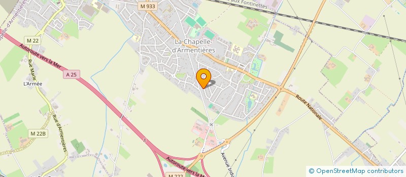 localisation de l'entreprise CABEA  LA CHAPELLE-D'ARMENTIERES