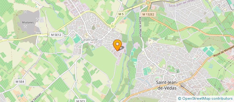 localisation de l'entreprise CABEL  LAVERUNE