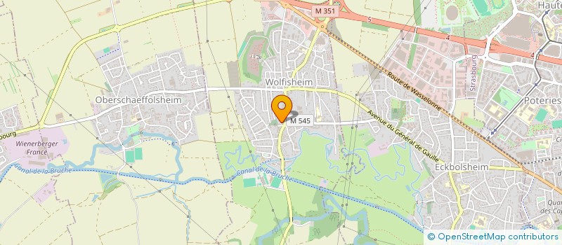 localisation de l'entreprise CABELLE  STRASBOURG