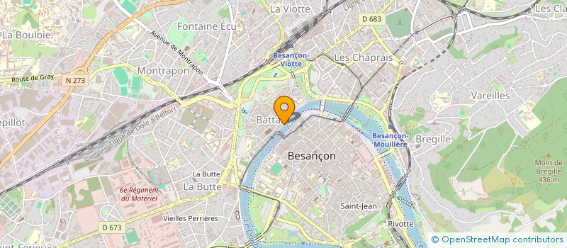 localisation de l'entreprise CABELO à BESANCON