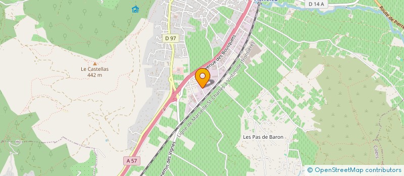 localisation de l'entreprise CABELVAR à CUERS