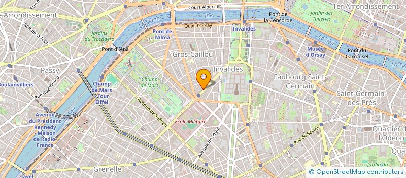 localisation de l'entreprise CABEN  PARIS