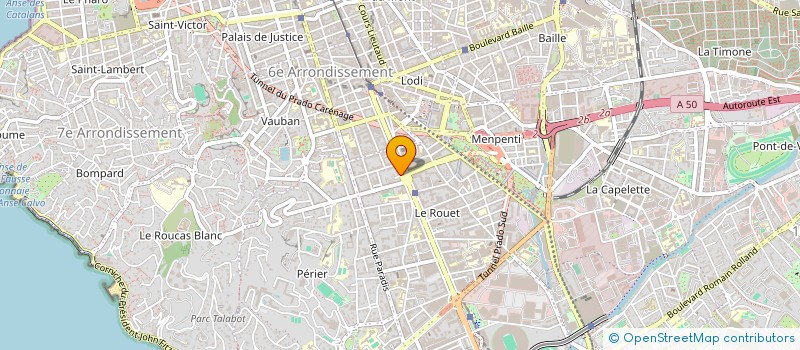 localisation de l'entreprise CABEN EXPERTISE  MARSEILLE