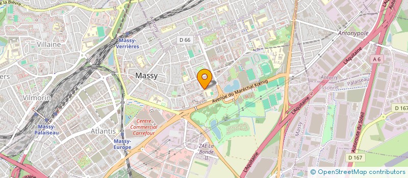localisation de l'entreprise CABENAT à MASSY