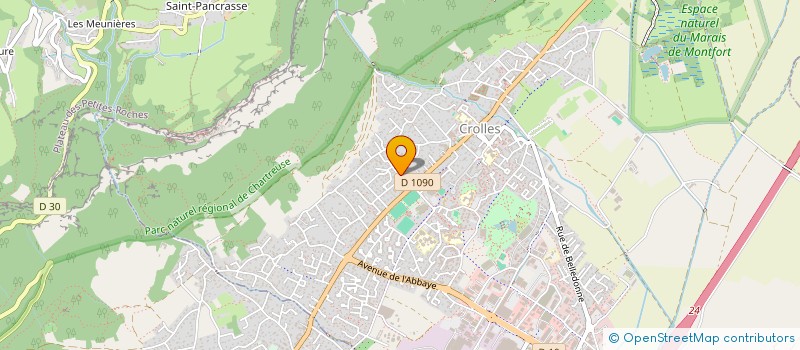 localisation de l'entreprise CABENVA  CROLLES