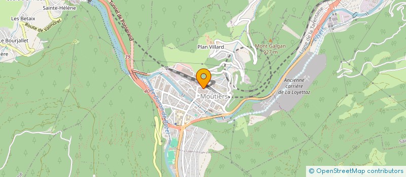 localisation de l'entreprise CABEO à MOUTIERS