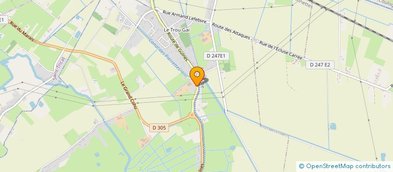 localisation de l'entreprise CABERJU N1  HAMES-BOUCRES