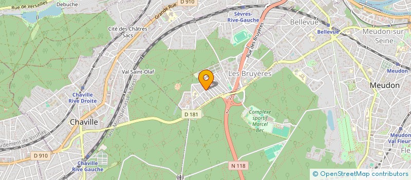 localisation de l'entreprise CABERWAN à SEVRES