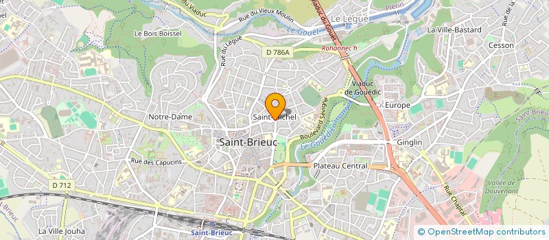localisation de l'entreprise CABES à SAINT-BRIEUC