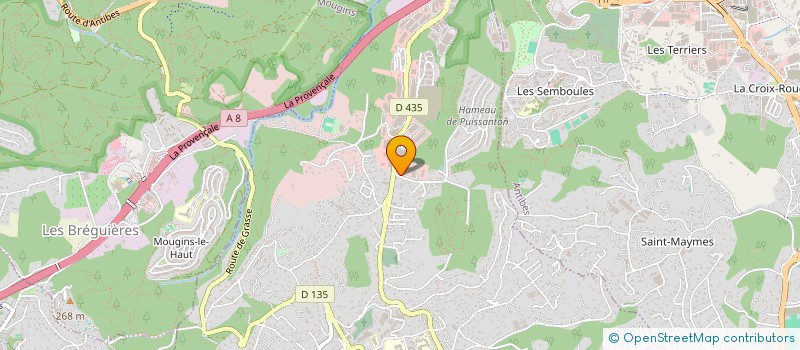 localisation de l'entreprise CABESSB  VALLAURIS