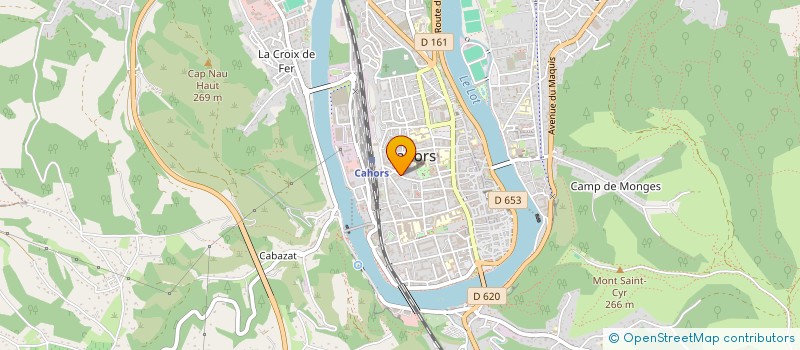 localisation de l'entreprise CABESSUT  CAHORS