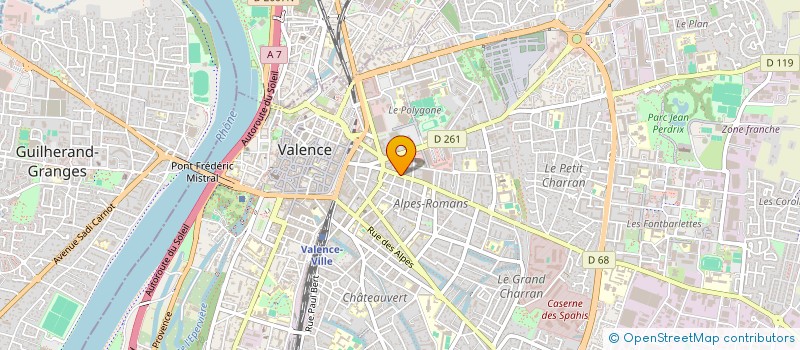 localisation de l'entreprise CABESTAN  VALENCE