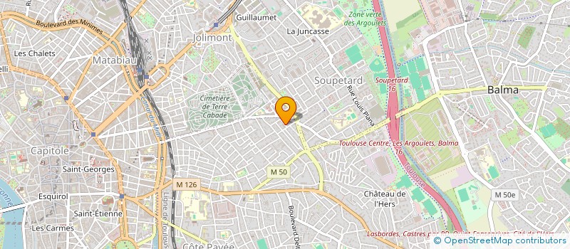 localisation de l'entreprise CABESTAN  TOULOUSE