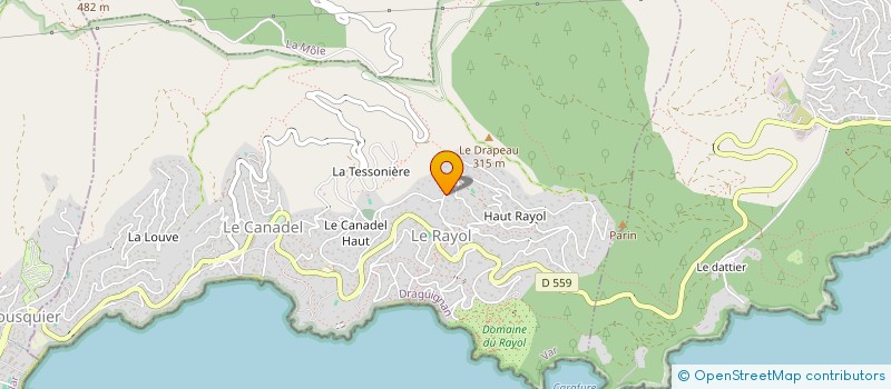 localisation de l'entreprise CABESTAN DEVELOPPEMENT à RAYOL-CANADEL-SUR-MER