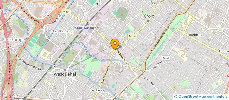 localisation de l'entreprise CABESTING M ET GHESQUIERE M à CROIX