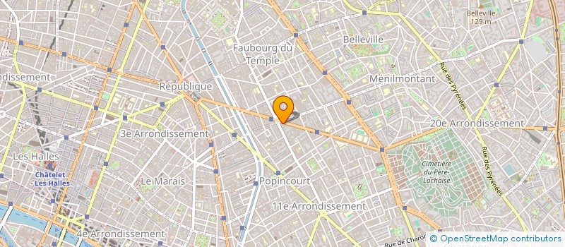 localisation de l'entreprise CABEX FINANCES  PARIS