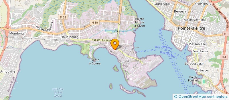 localisation de l'entreprise CABEX GUADELOUPE à BAIE-MAHAULT