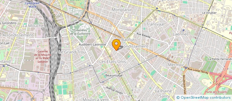 localisation de l'entreprise CABEXTAN - CABINET D'EXPERTISE THIERRY JOURDAN à LYON