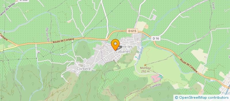 localisation de l'entreprise CABEYZ  CORBERE