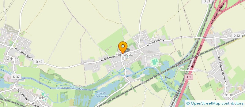 localisation de l'entreprise CABHOVA  FAMPOUX