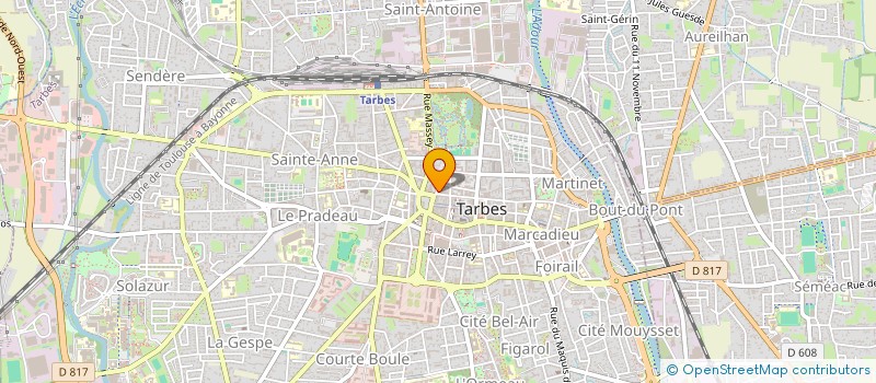 localisation de l'entreprise CABIGEP à TARBES