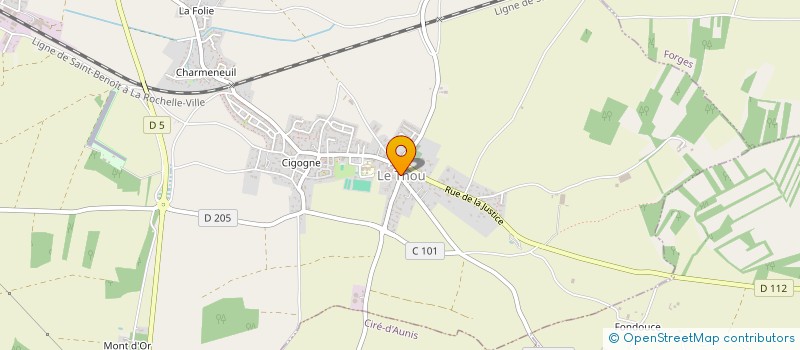 localisation de l'entreprise CABIMED  CIRE D'AUNIS