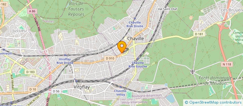 localisation de l'entreprise CABIN MEDEC DUSSAUZE Y WITAS L à CHAVILLE