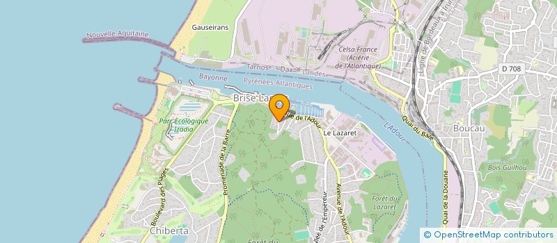 localisation de l'entreprise CABIN.SERVICES  ANGLET