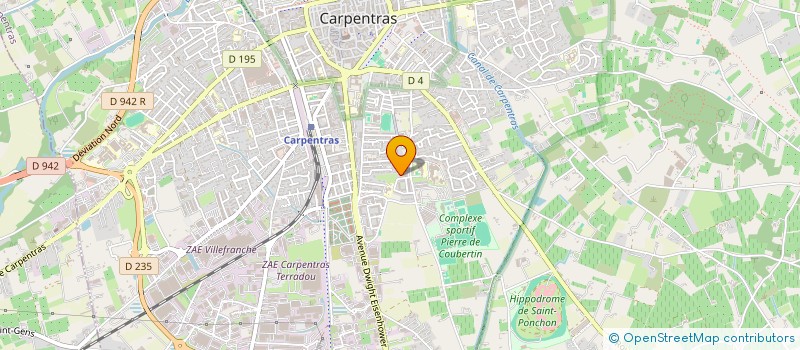 localisation de l'entreprise CABINERGIA à CARPENTRAS