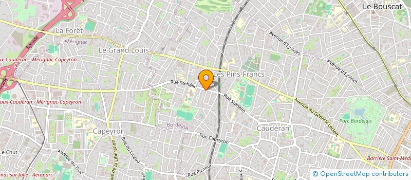 localisation de l'entreprise CABINET 101  BORDEAUX