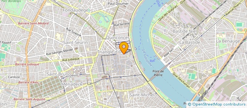 localisation de l'entreprise CABINET 12  BORDEAUX