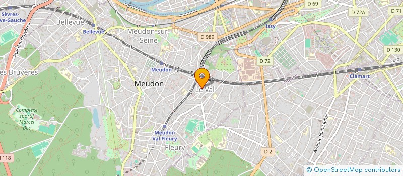 localisation de l'entreprise CABINET 47 à MEUDON