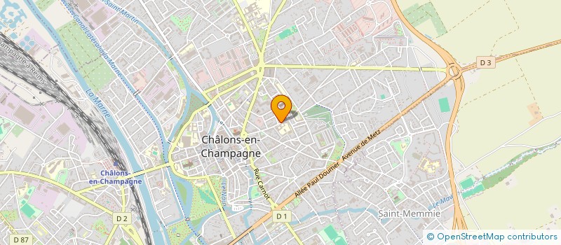 localisation de l'entreprise CABINET 65  CHALONS-EN-CHAMPAGNE