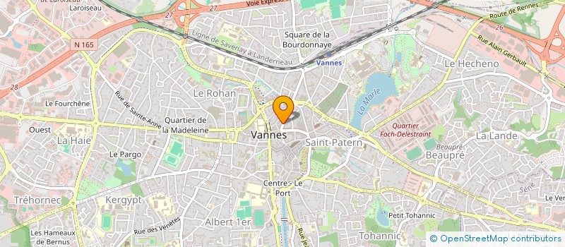 localisation de l'entreprise CABINET A. BESLAY à VANNES