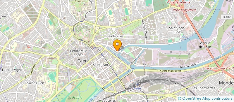 localisation de l'entreprise CABINET A. TOURRET - X. MORICE - C.RETOUT à CAEN