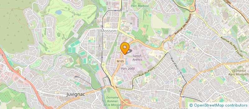 localisation de l'entreprise CABINET ABELFO MENE-SAFFRANE à MONTPELLIER