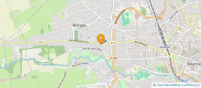 localisation de l'entreprise CABINET AC LASER à RIORGES
