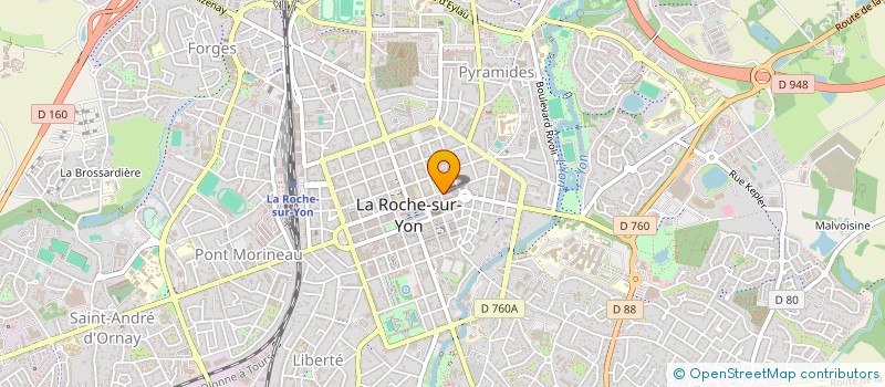 localisation de l'entreprise CABINET ACF à LA ROCHE-SUR-YON